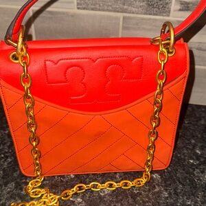 TORY BURCH ALEXA CONVERTIBLE SHOULDER BAG IN SAMBA $475